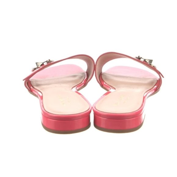 Pink Coral Kate Spade Leather Slides BRAND NEW Size 7 - Picture 5 of 6